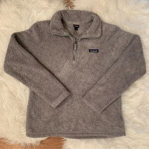 Patagonia Women’s Los Gatos Fleece Pullover 1/4 Zip Medium Drifter Gray 25235